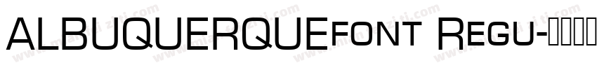 ALBUQUERQUEfont Regu字体转换